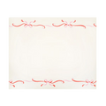Pink and red ribbon border paper placemat celebration from Parte Haus party supply store in Bethesda MD