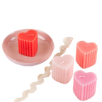 Liberty Scalloped Heart Candles