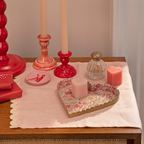 Liberty Scalloped Heart Candles