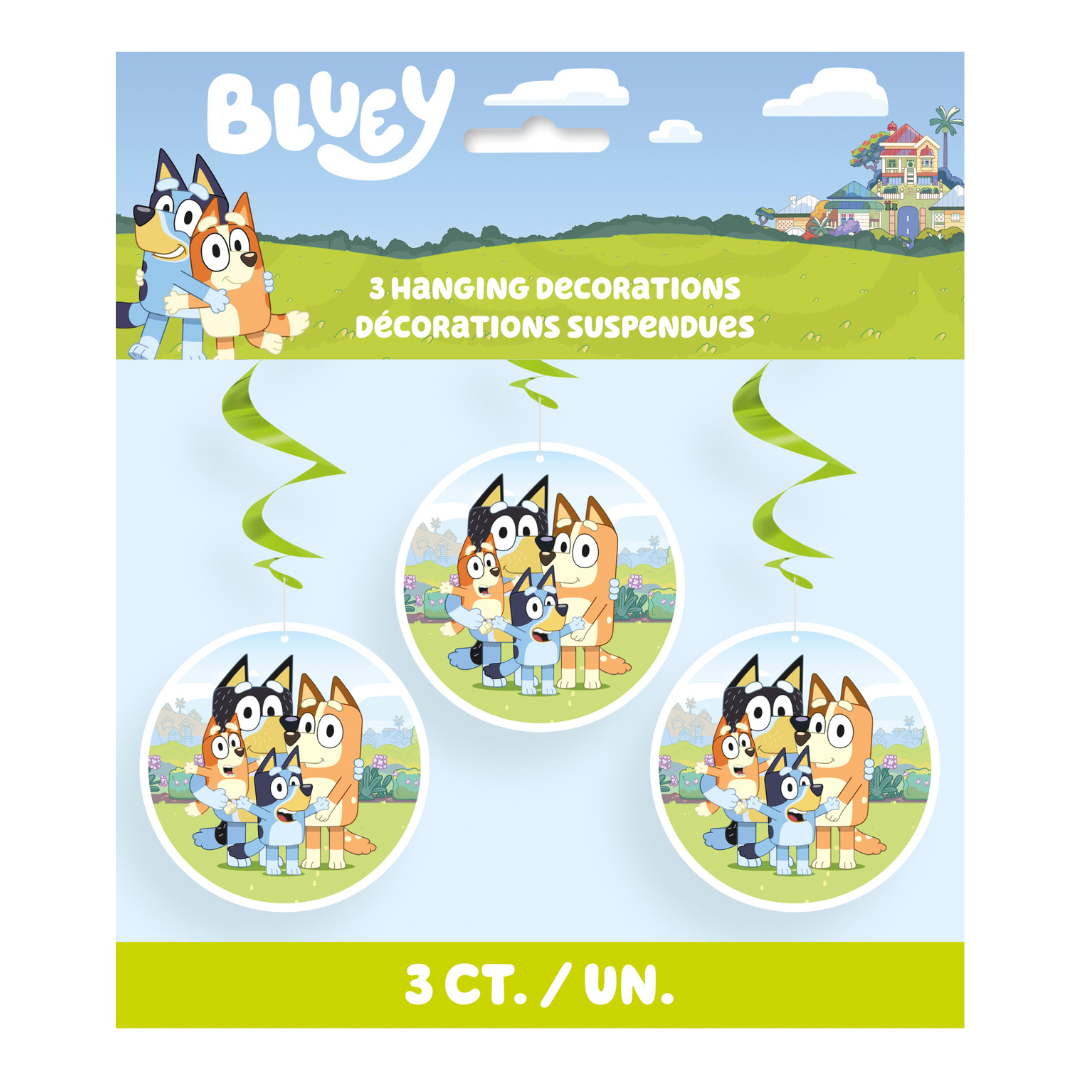 Bluey Hanging Swirl Decorations
