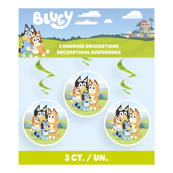 Bluey Hanging Swirl Decorations