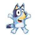 Blue cartoon dog balloon upright birthday theme from Parte Haus party supply store in Bethesda MD