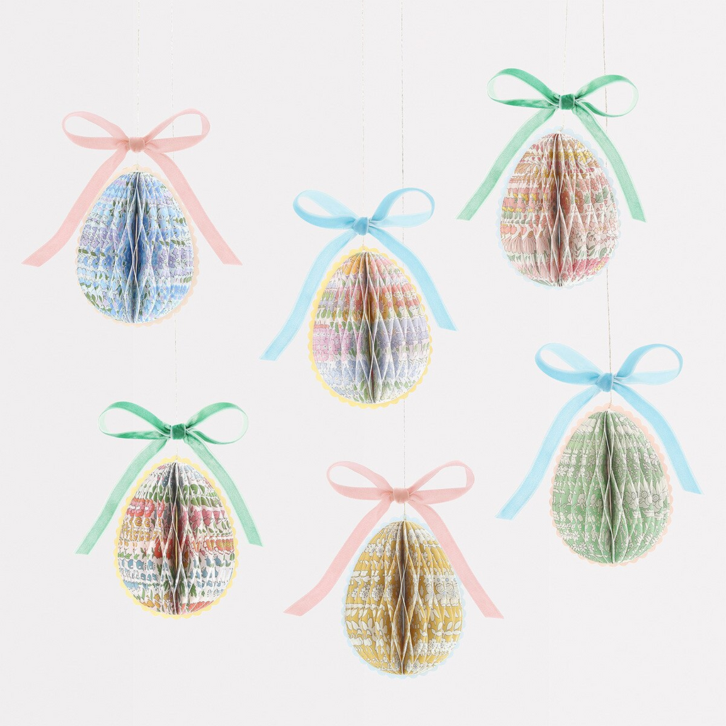 Liberty Paper Honeycomb Egg Decorations
