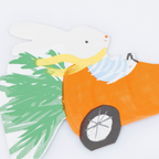 Orange Racing Car Bunny Napkins