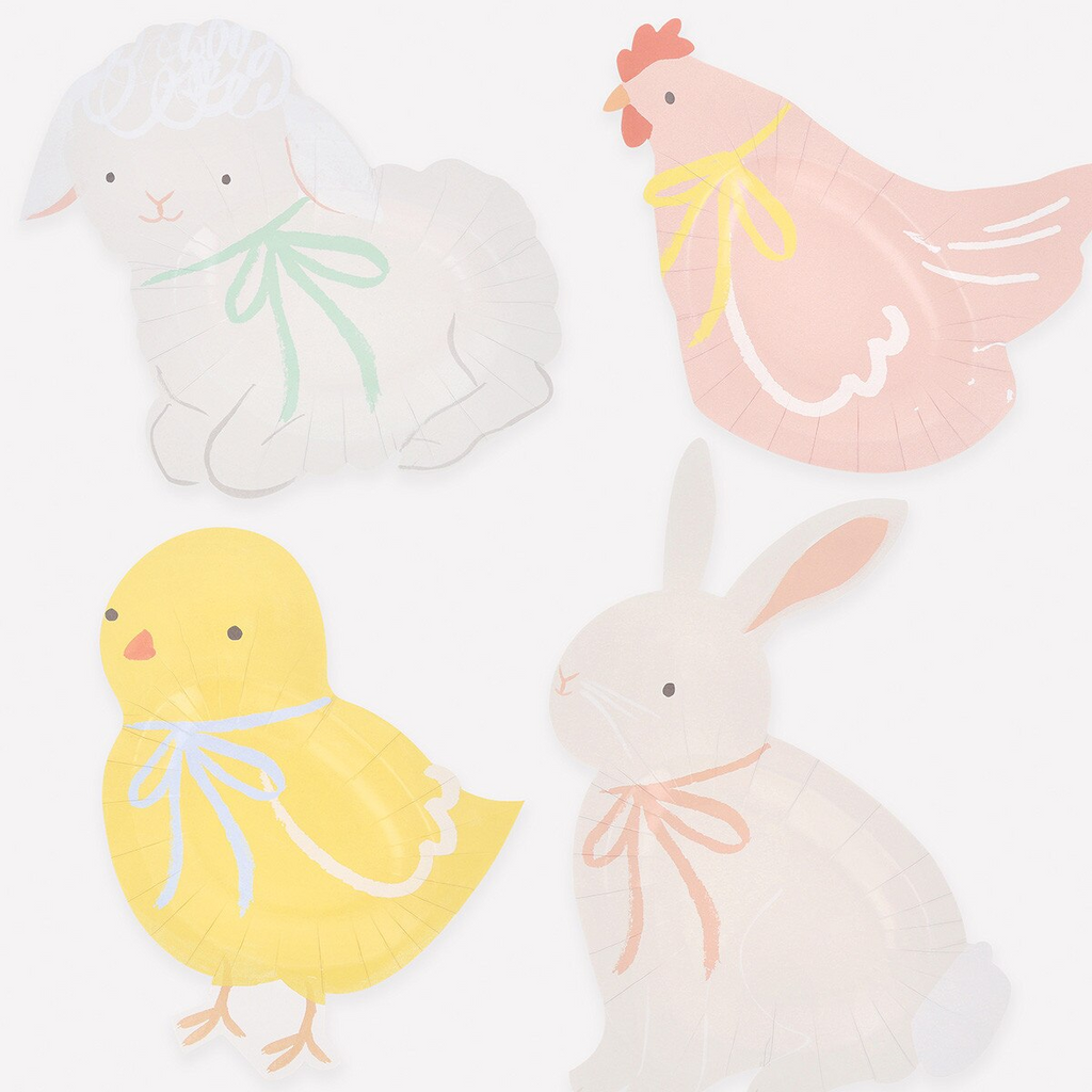 Spring Animals Plates