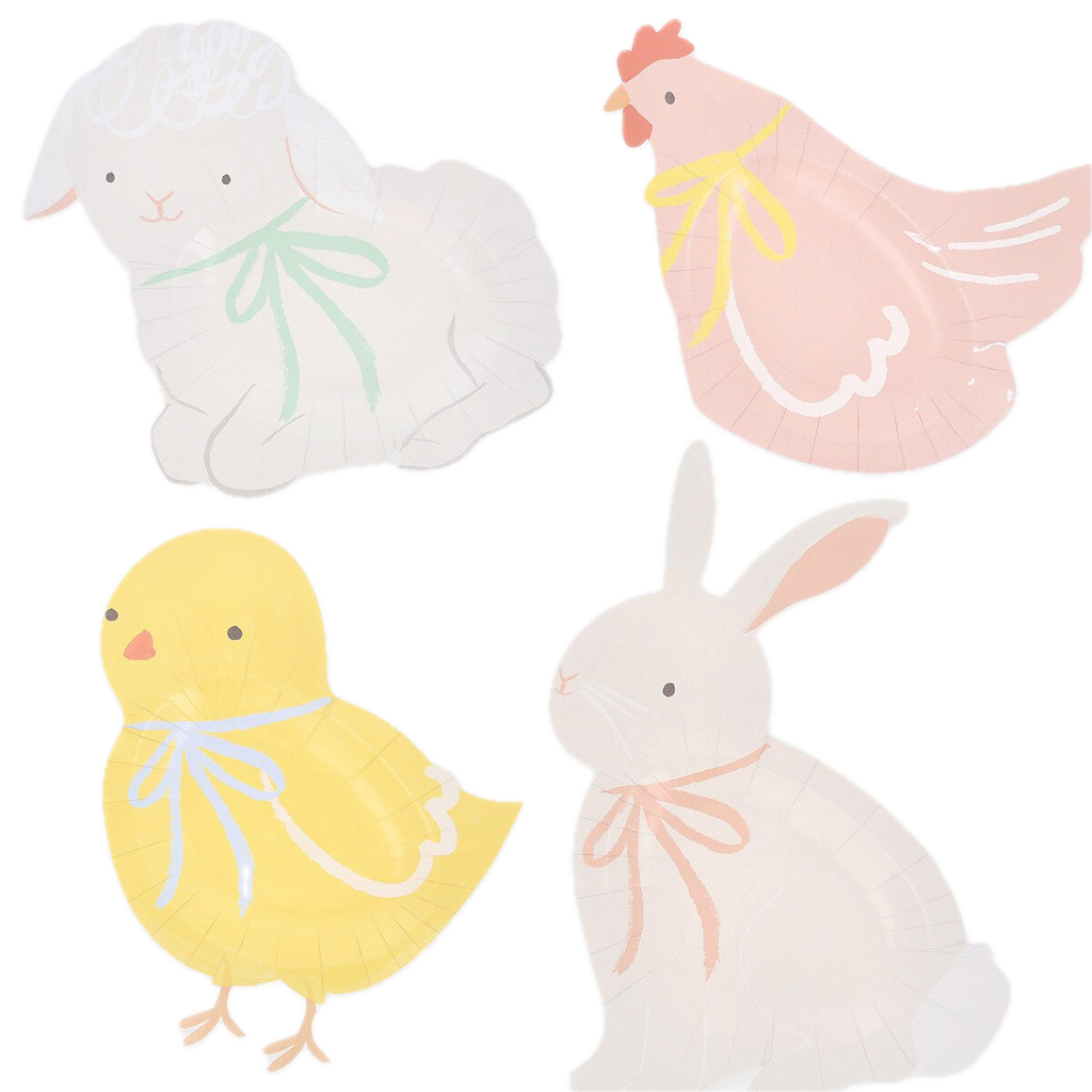 Spring Animals Plates