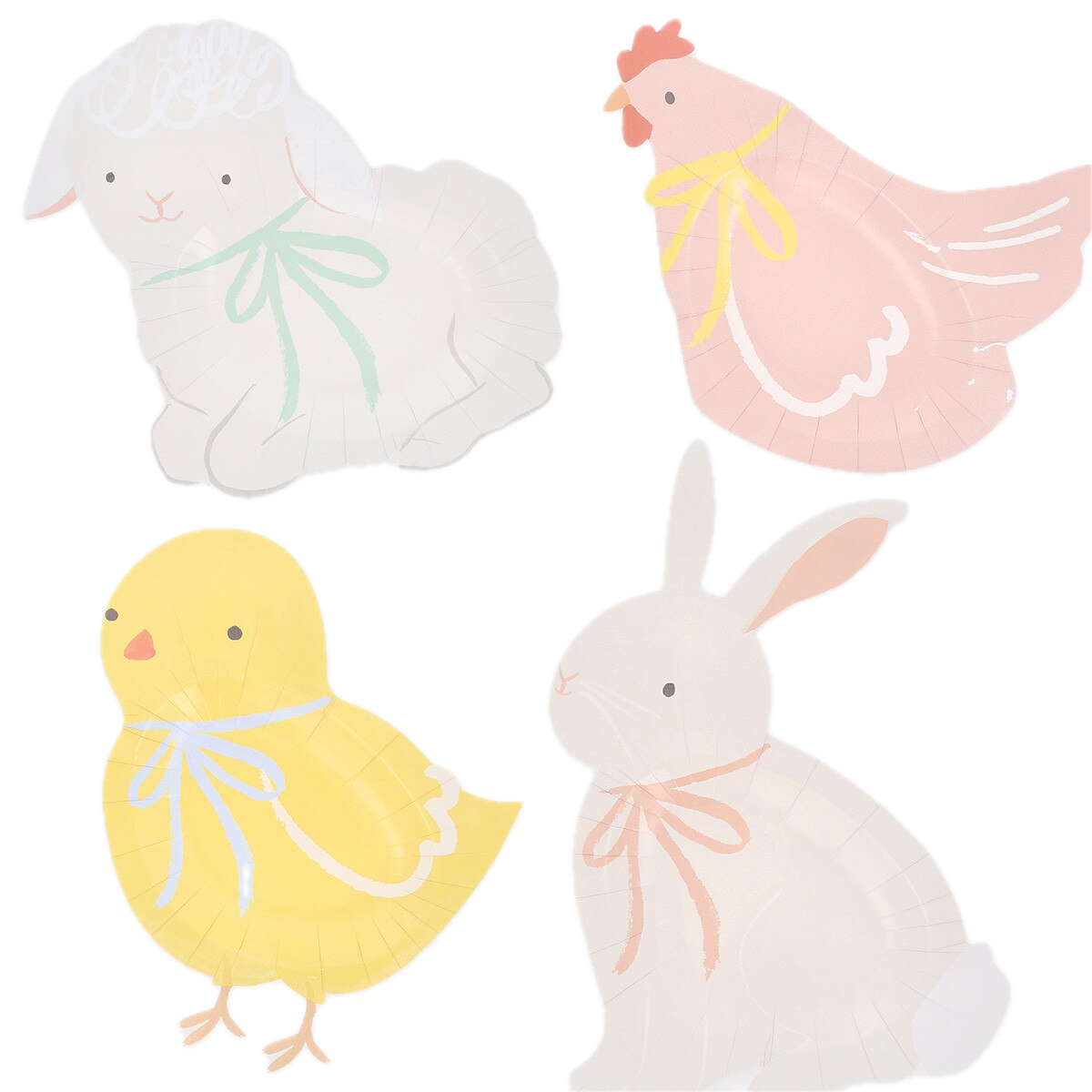 Spring Animals Plates