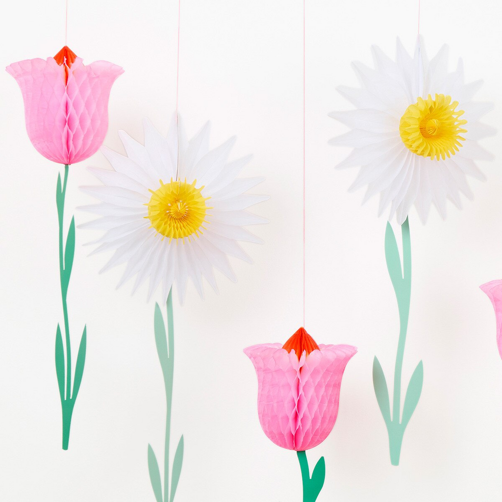 Spring Honeycomb Flower Decorations