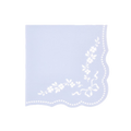 Cornflower Blue Rococo Paper Napkins - 2 Sizes