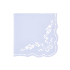 Cornflower Blue Rococo Paper Napkins - 2 Sizes