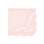 Pastel Pink Rococo Paper Napkins 2 - Sizes