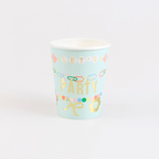 Mint Green Charm Party Cups