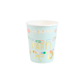 Mint Green Charm Party Cups