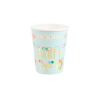 Mint Green Charm Party Cups