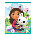 Multicolor Gabby’s Dollhouse gift bag cartoon girl and cats birthday theme from Parte Haus party supply store in Bethesda MD