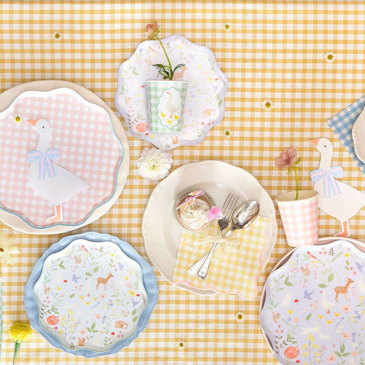 Pastel Little Animals Cups