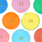 Assorted Wiggle Edge Dinner Plates