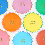 Assorted Wiggle Edge Dinner Plates