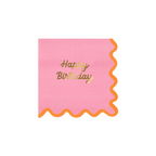 Assorted Wiggle Edge Napkins - 2 Sizes