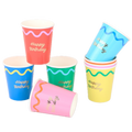 Assorted Wiggle Edge Cups