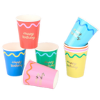 Assorted Wiggle Edge Cups