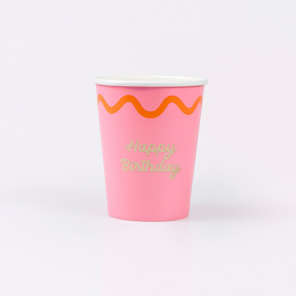 Assorted Wiggle Edge Cups