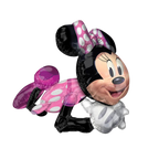 Pink and black Minnie Mouse foil balloon for kids birthday from Parte Haus party supply store in Bethesda Maryland