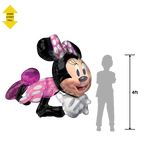 Pink Minnie Mouse foil balloon large size birthday theme from Parte Haus party supply store in Bethesda Maryland