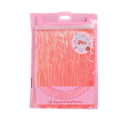 Pink tinsel banner with iridescent shine for birthday celebration from Parte Haus party supply store in Bethesda MD