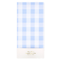 Blue Gingham Paper Tablecloth