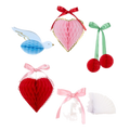 Fancy Valentine's Honeycomb Decorations