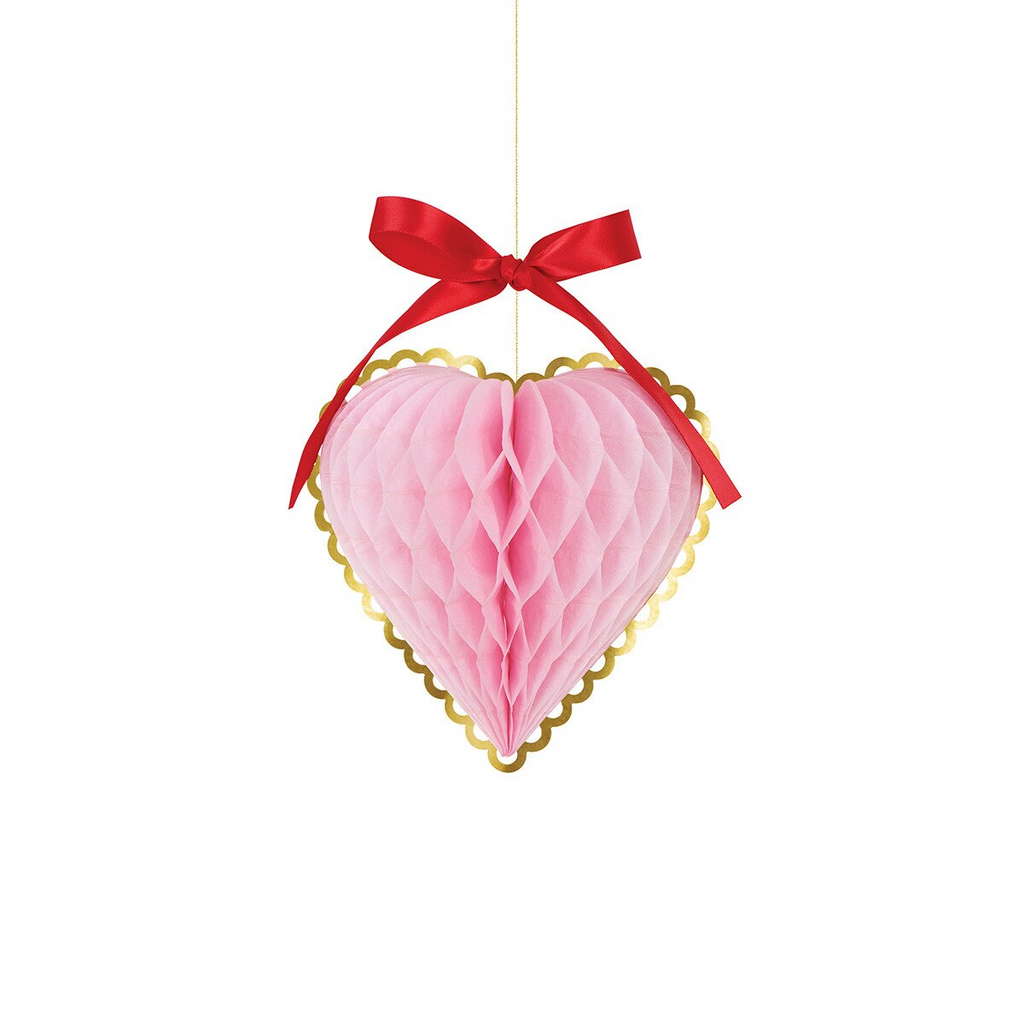 Fancy Valentine's Honeycomb Decorations