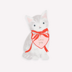 Valentine's Kitten Napkins