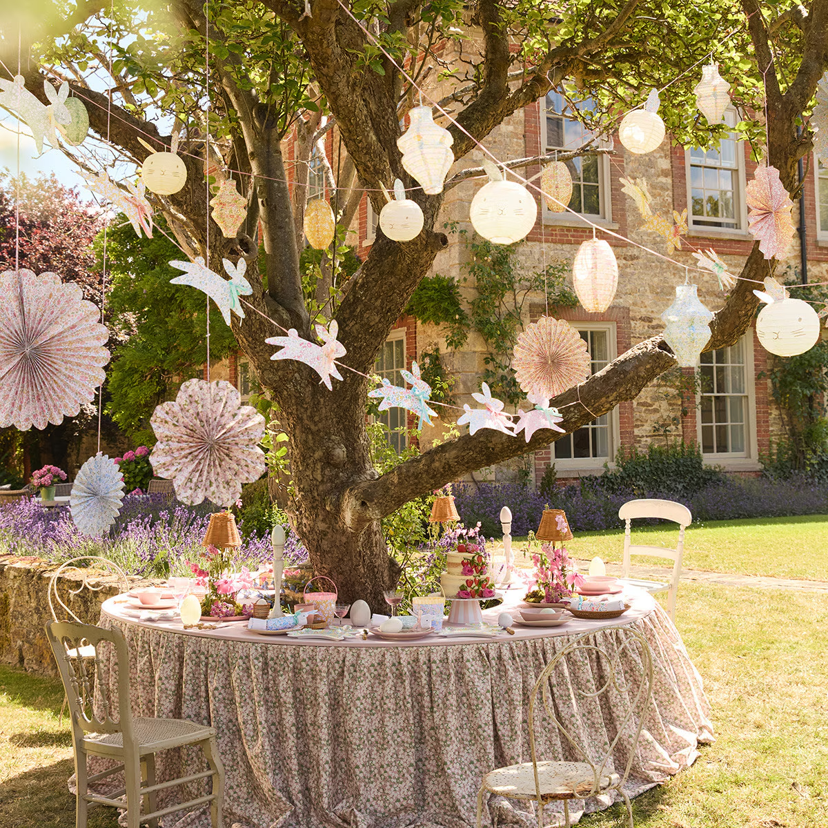 Liberty Bunny Lantern Garland