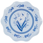 Blue & White Floral Plates - 2 Sizes
