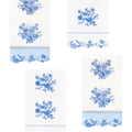 Blue & White Floral Guest Towels