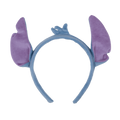 Blue and purple plush headband with character ears costume accessory for birthday from Parte Haus party supply store in Bethesda MD