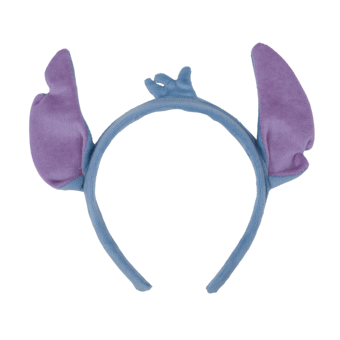 Blue and purple plush headband with character ears costume accessory for birthday from Parte Haus party supply store in Bethesda MD
