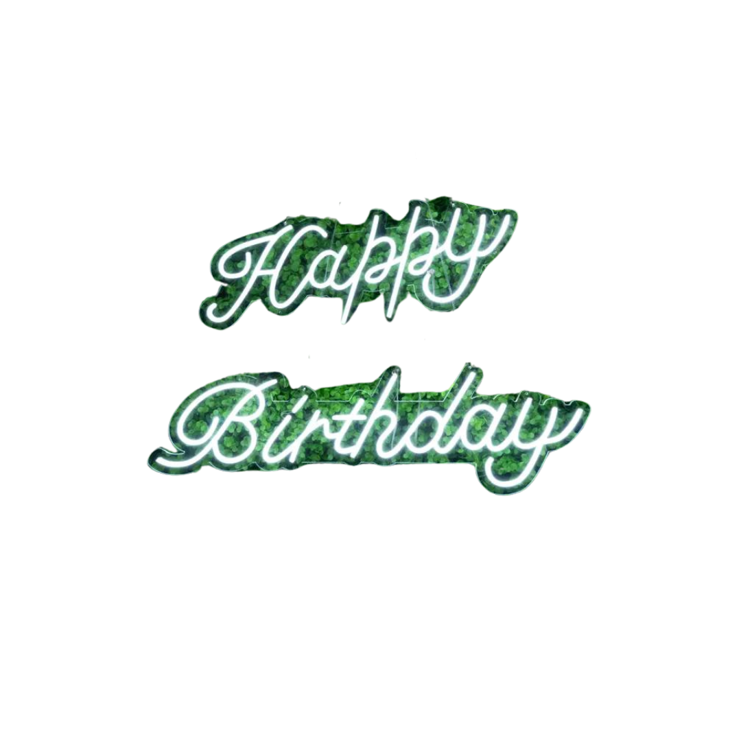 32" Happy Birthday LED Neon Sign