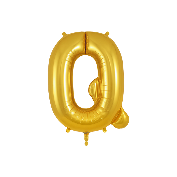 Gold Letter A - Z Foil Balloon, 34in
