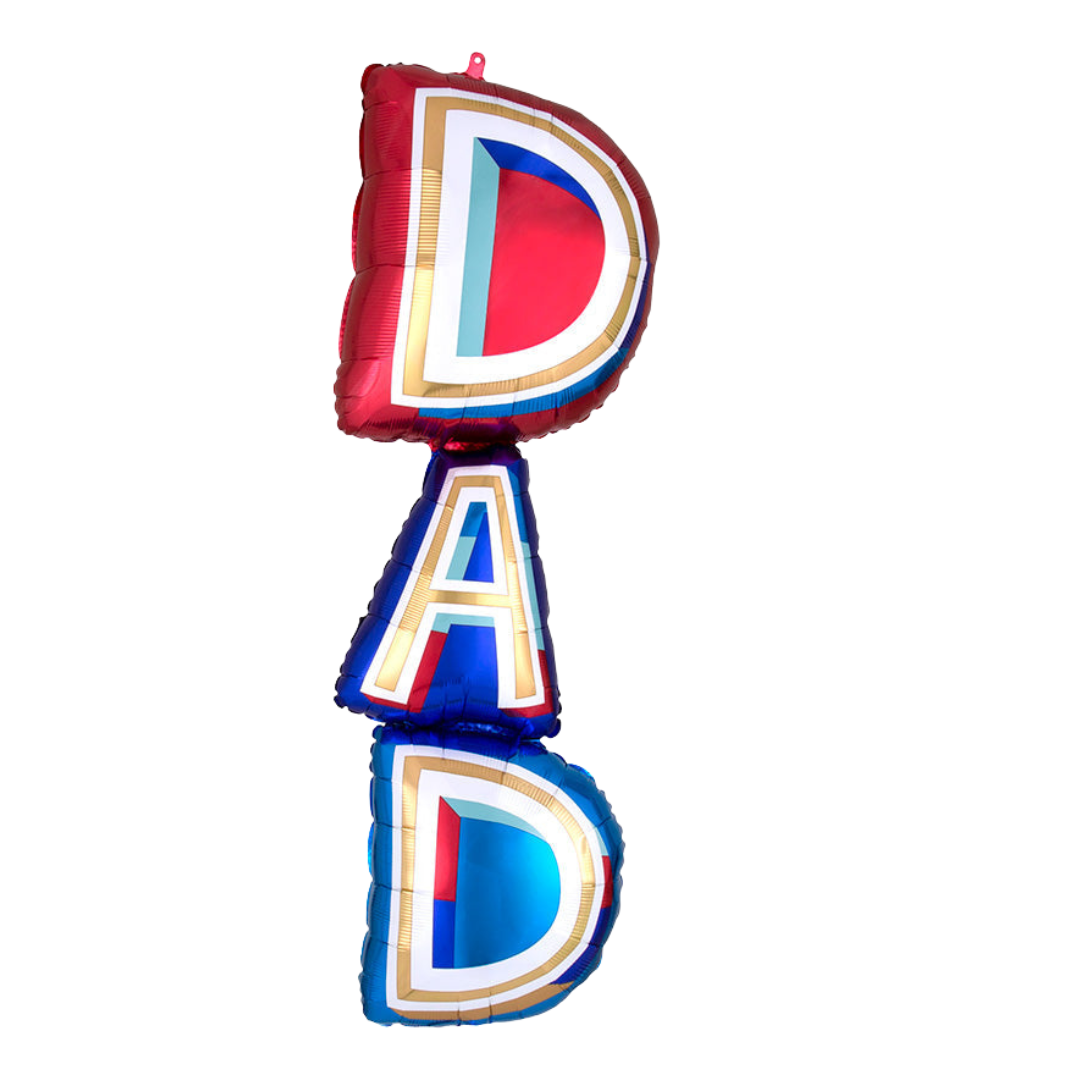 Life size Dad Foil Balloon, 39 in