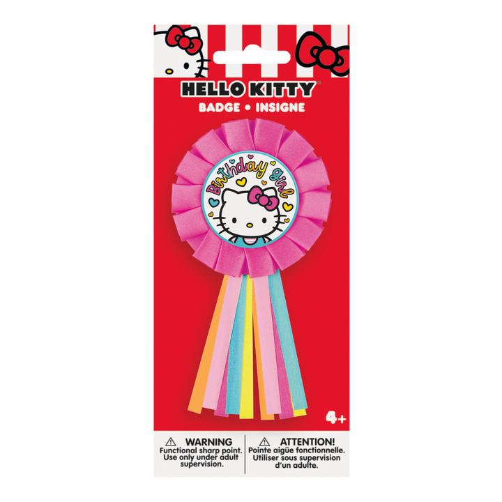Hello Kitty Birthday Girl Badge