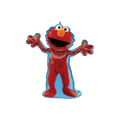 Red Elmo balloon shaped like a character for kids birthday theme from Parte Haus party supply store in Bethesda MD