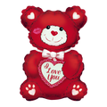 Red Teddy " I Love You" Foil Balloon, 20in