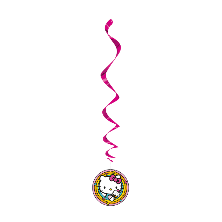 Hello Kitty Hanging Swirl Decorations