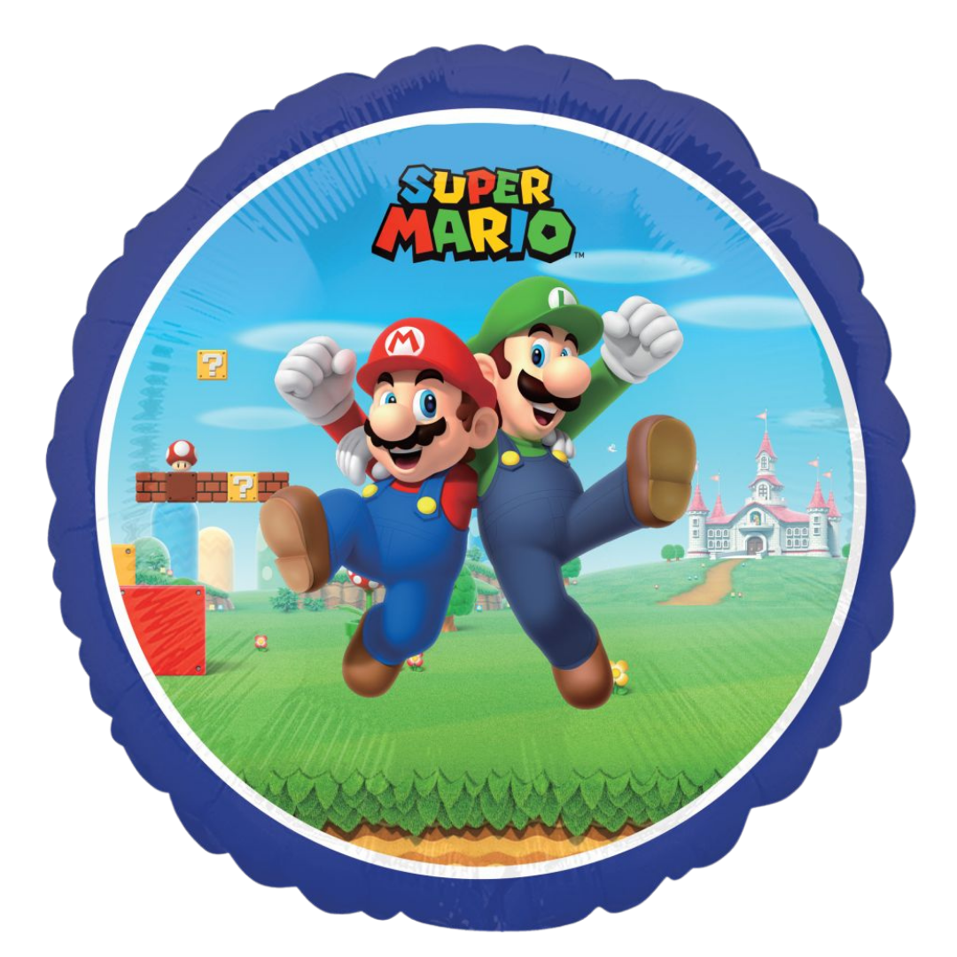 SuperMario Bros Foil Balloon - Mario and Luigi, 18in