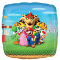 SuperMario Bros Supershape Square Foil Balloon - Mario and Friends, 28in