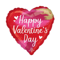 Red Happy Valentine’s Day Foil Balloon, 18in