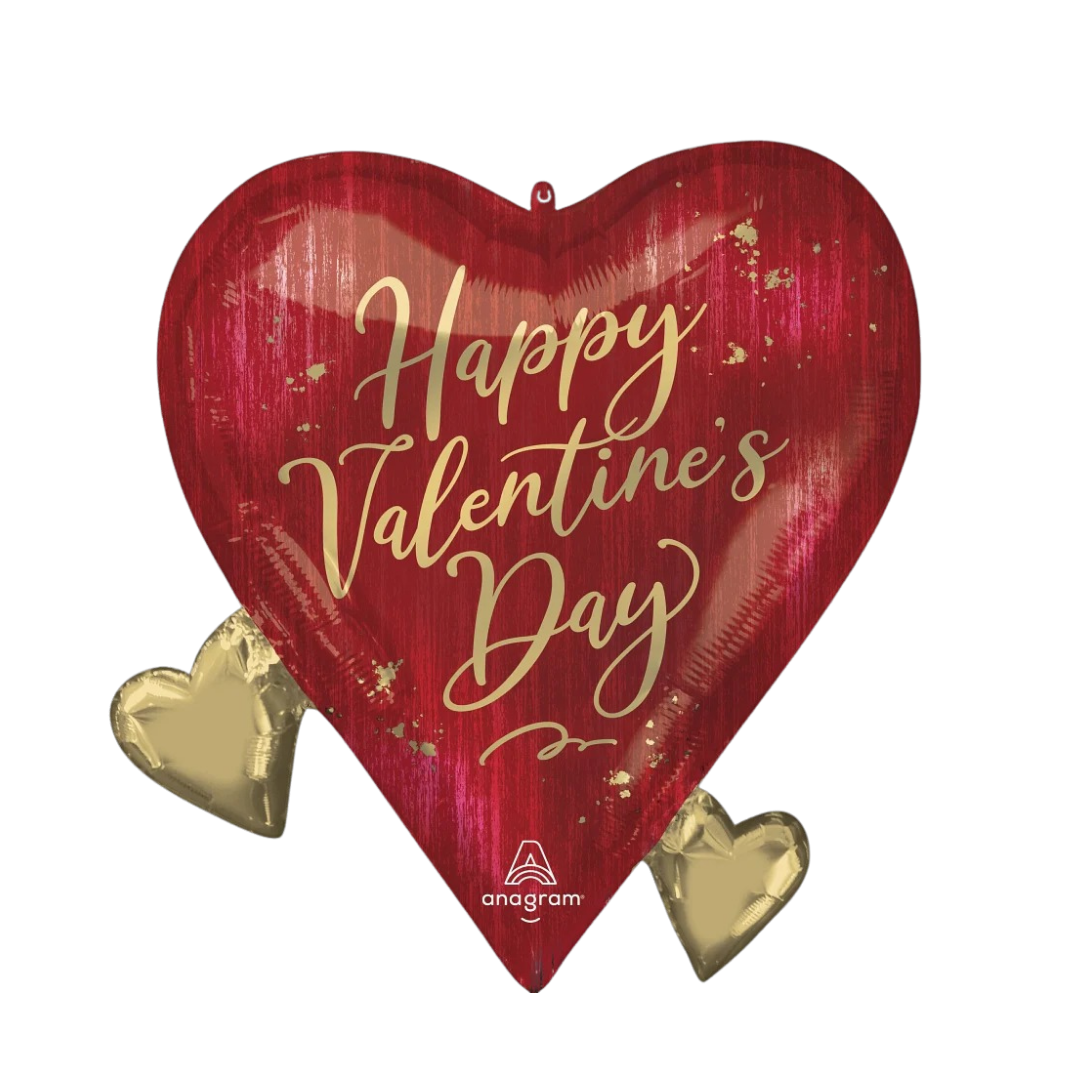 Red Rouge Happy Valentine’s Day Foil Balloon, 22in