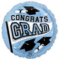 Light Blue Graduation School Be True to Your School Foil Balloon, 18in